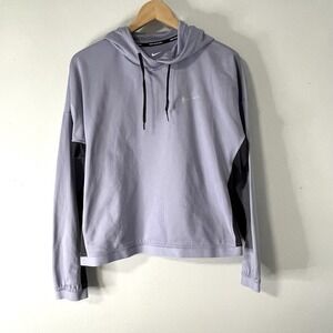 Nike Hoodie Women's M Lavendar‎ Navy Therma-Fit Oversize